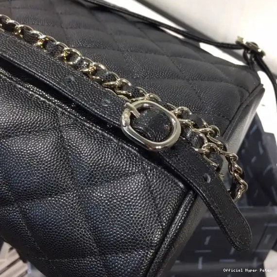 HyperPeter BACKPACK WITH IN CAVIAR GOLD HARDWARE CHANEL 0506